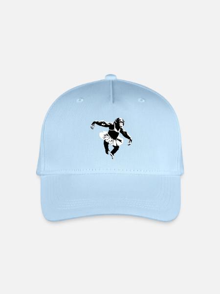 Tanzender Schimpanse - Kinder Bio Basecap - Hellblau