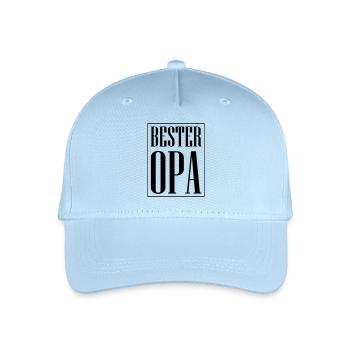 Bester Opa Spruch - Kinder Bio Basecap - Hellblau - Vorne