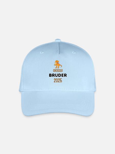Großer Bruder 2025 - Kinder Bio Basecap - Hellblau