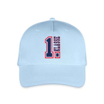 1. Klasse - Schulkind Klasse 1 - Kinder Bio Basecap - Hellblau - Vorne