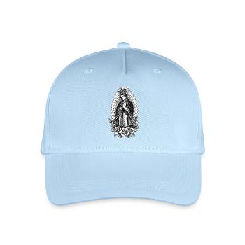 Guadalupe Linienstil Rosenmotiv - Kinder Bio Basecap - Hellblau - Vorne