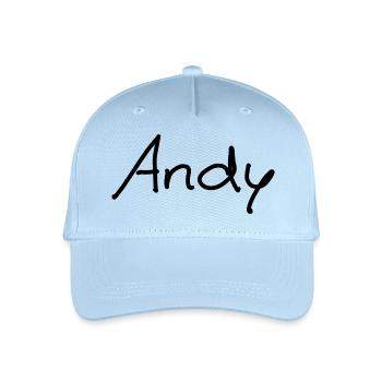 Andy - Kinder Bio Basecap - Hellblau - Vorne