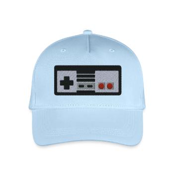 Gamepad - Kinder Bio Basecap - Hellblau - Vorne