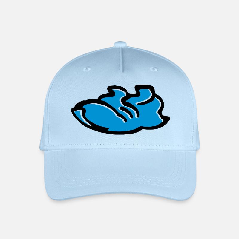 Sneaker - Kinder Bio Basecap - Hellblau