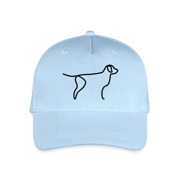 Golden Retriever - Organic Kids’ Baseball Cap - light blue - Front