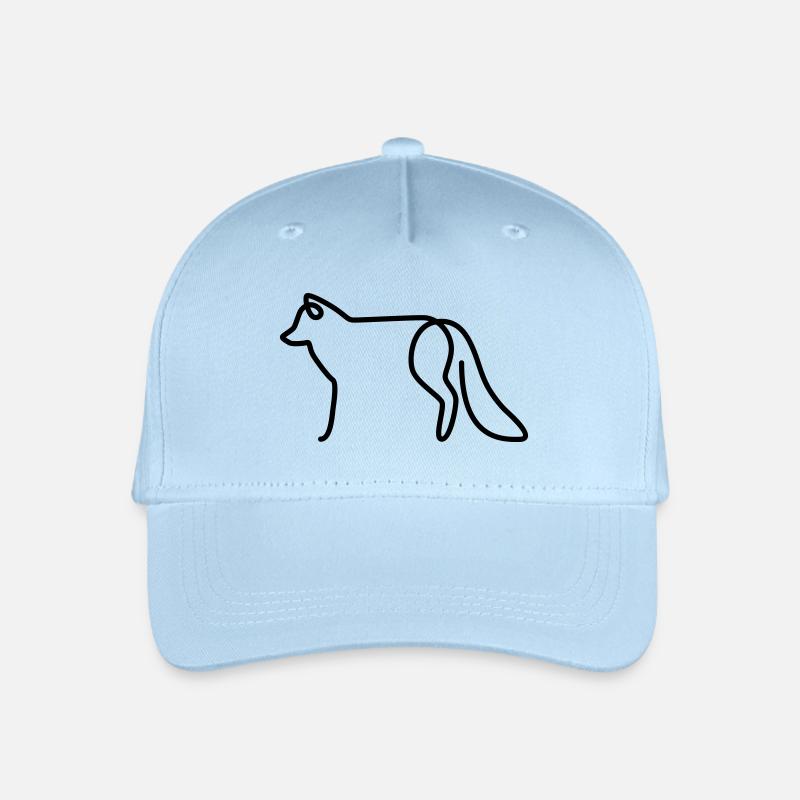 Fuchs - Kinder Bio Basecap - Hellblau