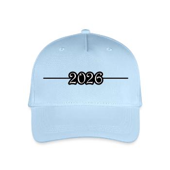 2026 Line - Organic Kids’ Baseball Cap - light blue - Front