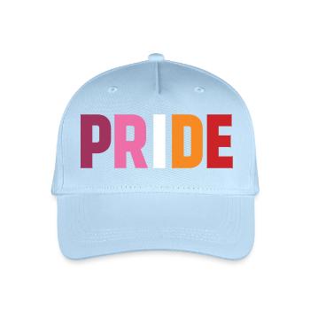 Fierté lesbienne - Casquette de baseball bio Enfant - bleu clair - Devant
