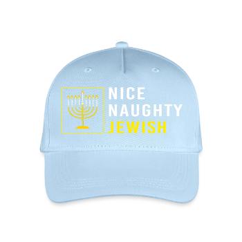 Hanukah Hanukkah Chanukkah - Kinder Bio Basecap - Hellblau - Vorne