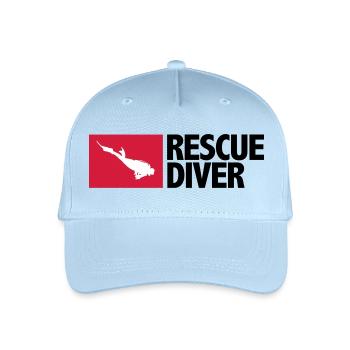Rescue Diver - Organic Kids’ Baseball Cap - light blue - Front