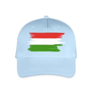 Vacances du drapeau hongrois - Casquette de baseball bio Enfant - bleu clair - Devant