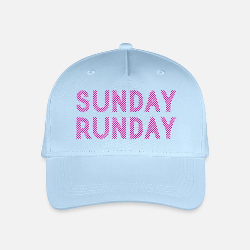 Course du dimanche - Casquette de baseball bio Enfant - bleu clair