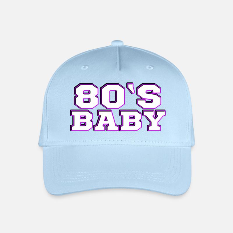 80er - Kinder Bio Basecap - Hellblau