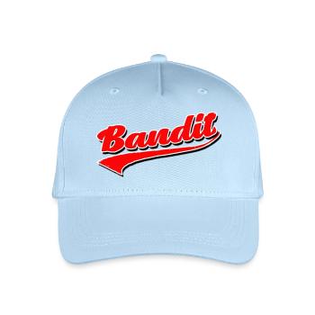 bandit voleur crime autocollant criminel hooligan gang - Casquette de baseball bio Enfant - bleu clair - Devant