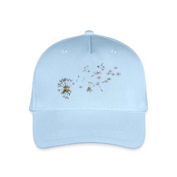 Dandelion flowers, - Organic Kids’ Baseball Cap - light blue - Front