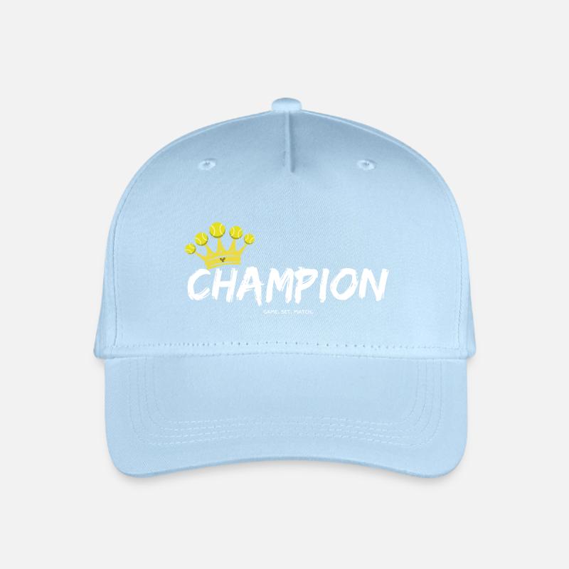 Game.Set.Match - Tennis Champion - Kinder Bio Basecap - Hellblau