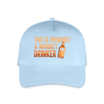Whiskey Saying Whiskey Drinker Whiskey Lovers - Organic Kids’ Baseball Cap - light blue - Front