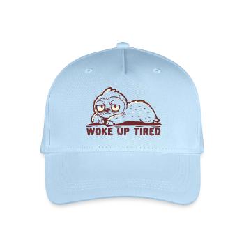 Je me suis réveillé fatigué - Casquette de baseball bio Enfant - bleu clair - Devant