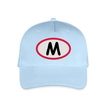 M - Genug ist genug - Kinder Bio Basecap - Hellblau - Vorne