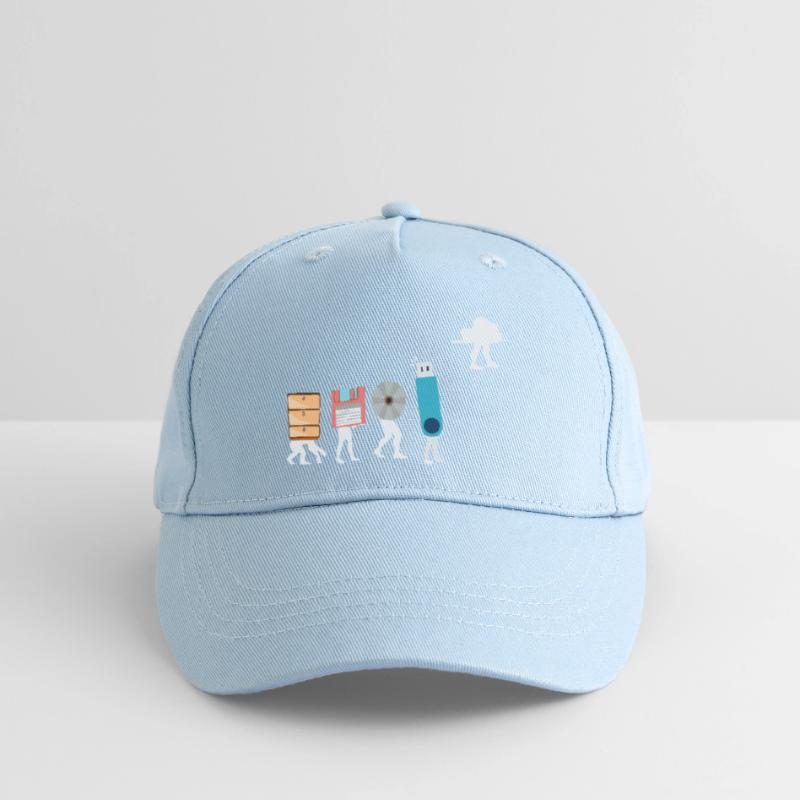 Cloud-Computing-Lustige Programmierer-Daten-KI-Software Kinder Bio Basecap