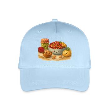Salade de vinaigrette - Casquette de baseball bio Enfant - bleu clair - Devant