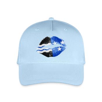 Kuss (Aargau) - Kinder Bio Basecap - Hellblau - Vorne