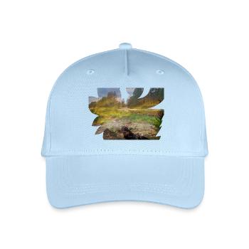Un delta de rivière brûle de couleurs - Casquette de baseball bio Enfant - bleu clair - Devant