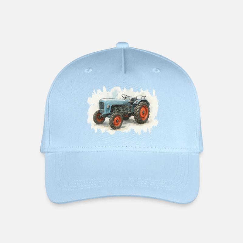 Königstraktor - Kinder Bio Basecap - Hellblau