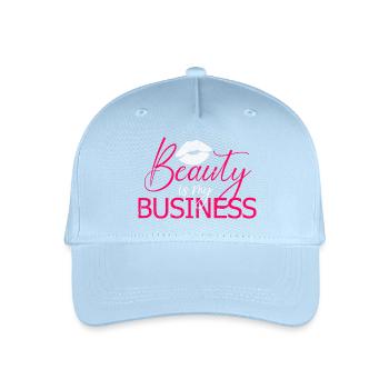 Schönheit ist mein Geschäft Makeup Artist Salon - Kinder Bio Basecap - Hellblau - Vorne