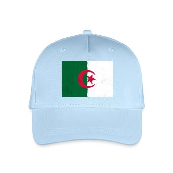 Drapeau de l’Algérie – Fierté et identité nationale - Casquette de baseball bio Enfant - bleu clair - Devant