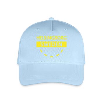 Helsingborg Sweden Patch - Organic Kids’ Baseball Cap - light blue - Front
