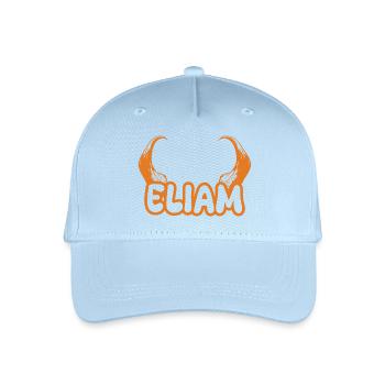 Devil Eliam - Organic Kids’ Baseball Cap - light blue - Front
