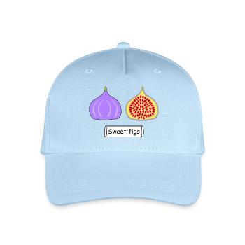 Sweet figs - Organic Kids’ Baseball Cap - light blue - Front