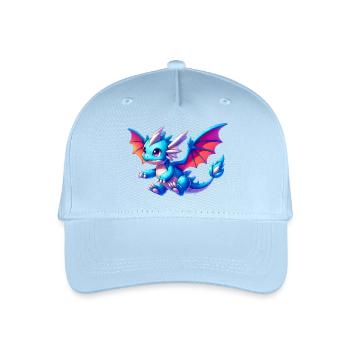 Dragon - Organic Kids’ Baseball Cap - light blue - Front