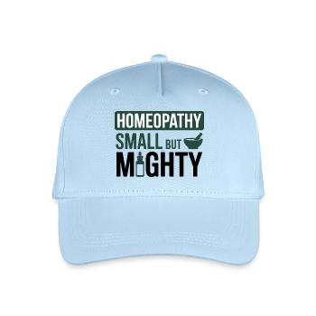 Homéopathie Petit mais puissant professionnel - Casquette de baseball bio Enfant - bleu clair - Devant