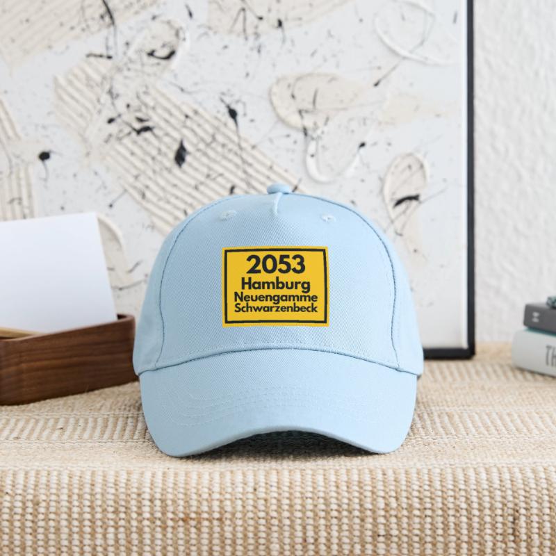 OLD POSTCODE POSTCODE 2053 HAMBURG NEUENGAMME ELBE Organic Kids’ Baseball Cap