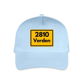 ANCIEN CODE POSTAL RÉTRO 2810 VERDEN PFERDEDOM - Casquette de baseball bio Enfant - bleu clair - Devant