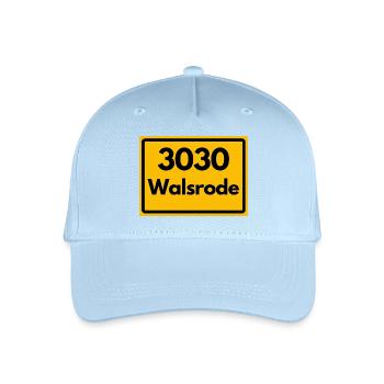 OLD POSTCODE POSTCODE RETRO 3030 WALSRODE VOGELW. - Organic Kids’ Baseball Cap - light blue - Front