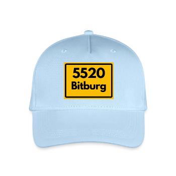 ALTE POSTLEITZAHL PLZ RETRO 5520 BITBURG - Kinder Bio Basecap - Hellblau - Vorne