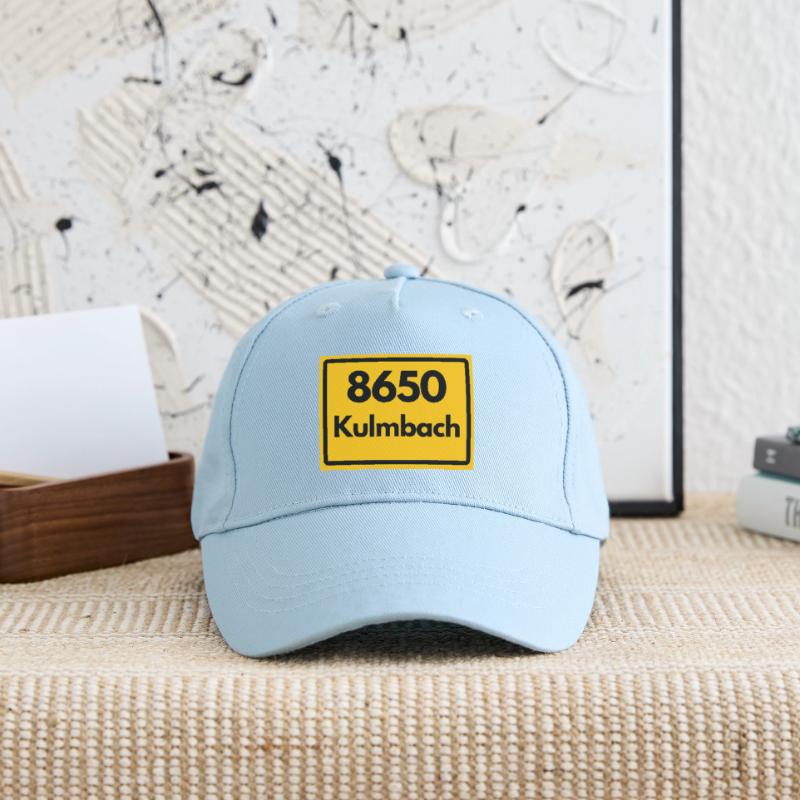 OLD POSTCODE ZIP CODE 8650 KULMBACH HEIMATSTOLZ Organic Kids’ Baseball Cap