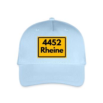 ALTE POSTLEITZAHL 4452 PLZ 48431 RHEINE NRW - Kinder Bio Basecap - Hellblau - Vorne