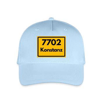 ALTE POSTLEITZAHL 7702 PLZ 78462 KONSTANZ BAWÜ - Kinder Bio Basecap - Hellblau - Vorne