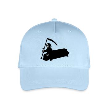 skeleton - Organic Kids’ Baseball Cap - light blue - Front