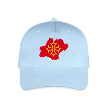 Okzitanien - Kinder Bio Basecap - Hellblau - Vorne