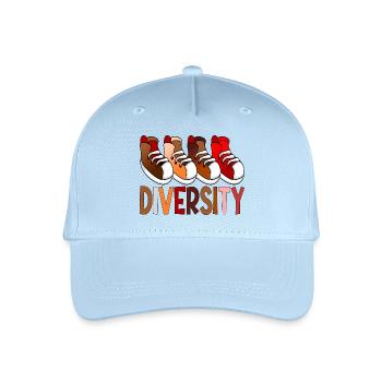 Diversity Sneakers - Sport - Organic Kids’ Baseball Cap - light blue - Front