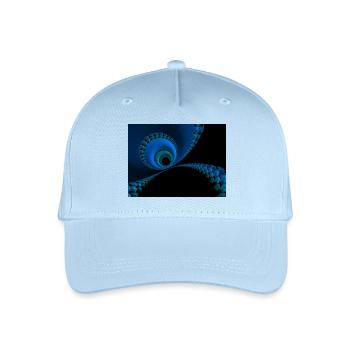 Abstraktion - Kinder Bio Basecap - Hellblau - Vorne