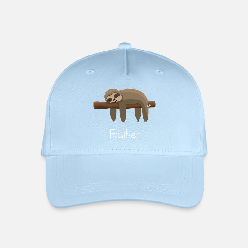 Sloth - Organic Kids’ Baseball Cap - light blue