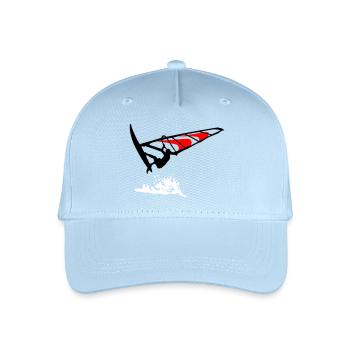 Windsurfing - Organic Kids’ Baseball Cap - light blue - Front