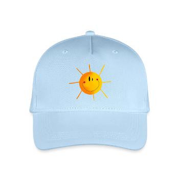 sonne - Kinder Bio Basecap - Hellblau - Vorne