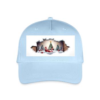 Christmas Decor - Organic Kids’ Baseball Cap - light blue - Front